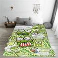 thumbnail image 4 of Keroppi Fleece Blanket Super Soft Cozy Throw Blanket 40"X30", Lightweight Fuzzy Comfy Flannel Blanket Warm Plush Throw Blankets For Couch, Sofa, Bed, 4 of 8