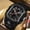 black, variant on Men's Watches Sports Outdoor Waterproof Military Watch Date Multi Function Tactics LED Alarm Stopwatch
