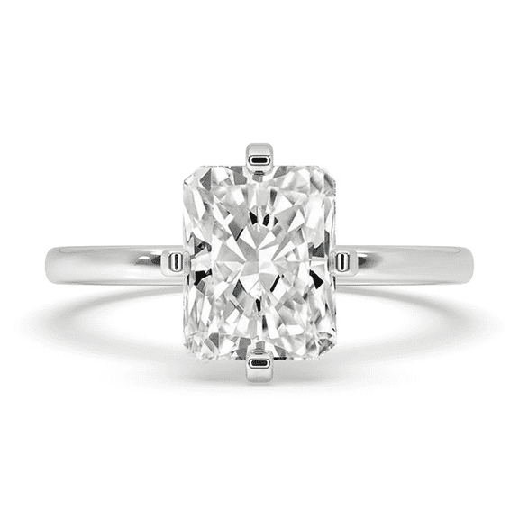 2.50 CT Radiant Diamond 4 prong setting Engagement Ring, Engagement ring Anniversary gift, Lab Created diamond ring, Soitaire wedding ring for women