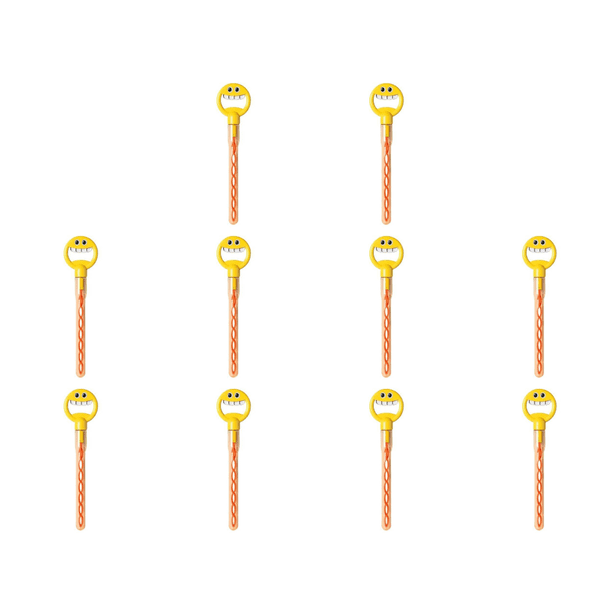 Varita Burbujas Con Cara 32 Agujeros para Regalo Verano () Amarillo