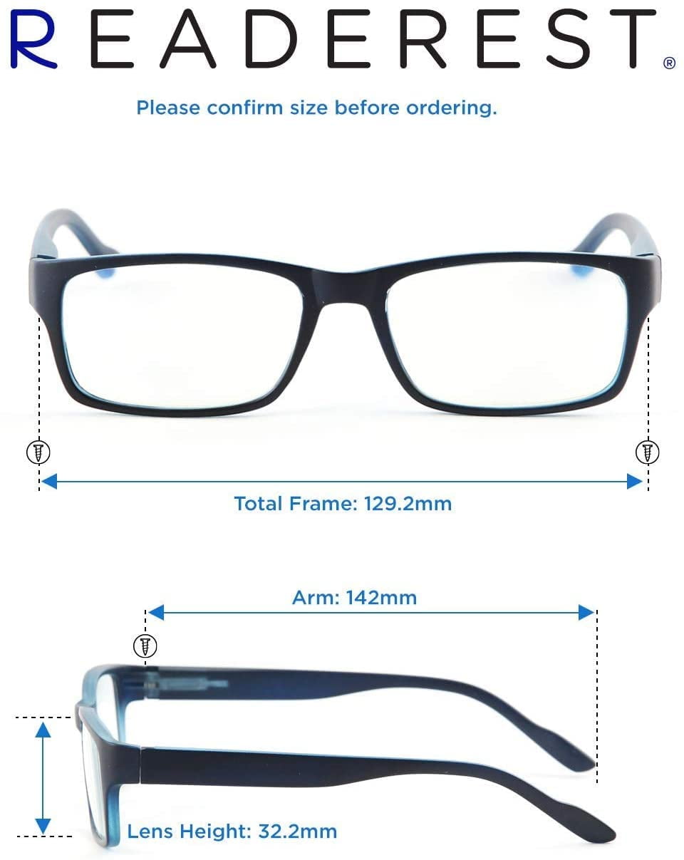 Readerest Blue Light Blocking Reading Glasses Computer Glasses Fashionable