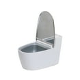 thumbnail image 1 of Wmhnj Cenicero de pared o de mesa con tapa para baño, sala de estar, uso interior y exterior. Material ABS. Acero inoxidable. Desmontable. Fcil de limpiar., 1 of 8