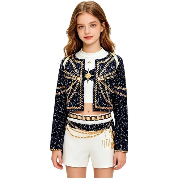 Satmonnus Halloween Costume, Pop Idol Singer Stage Performance Outfit for Cosplay and Party Events