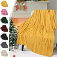 thumbnail image 1 of Manta de Navidad suave y cálida | Forro polar de poliéster | 130x100cm | Negro, Rosa, Beige, Vino, Gris, Verde, Amarillo | Regalo navideño para una manta cómoda para el sofá cama y camping, 1 of 6