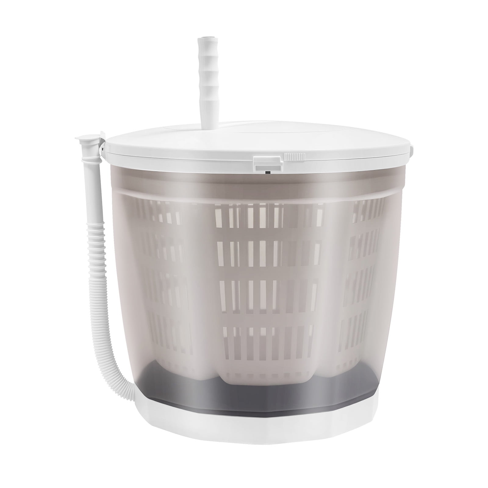 2 in 1 Non-Electric Washing Machine 2kg Mini Manual Washing Machine Portable Washer & Spinner with Suction Feet Spin Dryer for Travel & Home Use