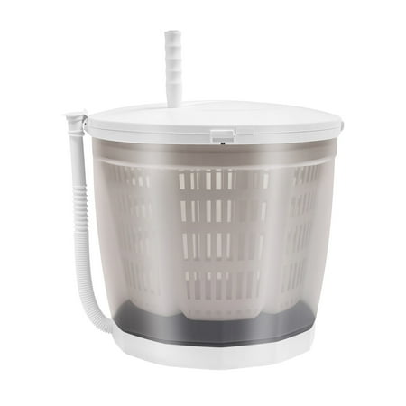 ChicHomey Mini Manual Washing Machine,2 in 1 Hand Operated Washer & Spin Dryer,Suction Cup Feet, Freestanding,for Travel, Dorm & Small Laundry