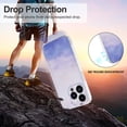 thumbnail image 6 of Case for iPhone 14 Pro 2022 (6.1 Inch), Shockproof Cover Case for iPhone 14 Pro Back Case, Camera Protective Phone Case, Blue-Violet Vignetting, 6 of 13