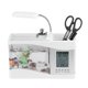 thumbnail image 3 of Multifunctional USB Rechargeable Mini Fish Tank Aquarium with Clock Function LED Light White, 3 of 4