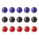 thumbnail image 1 of 15 Uds. De cuentas redondas de cristal de 12mm, piedras preciosas sueltas, cuentas lisas DIY para pulsera, collar, pendientes, fabricación de joyas Adepaton BST3016098, 1 of 6