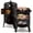 Black, variant on 3-In-1 Portable Charcoal Smoker Grill with Built-In Thermometer, Adjustable Height BBQ Grill & Fire Pit, Large Cooking Grate, Outdoor Grill for Camping, Backyard, Tailgating,Father's Day Gift for Dad