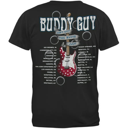 Buddy Guy - Buddy Guy - Can't Quit 2009 Tour T-Shirt - Walmart.com ...