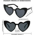 thumbnail image 5 of FEISEDY Vintage Heart Shaped Sunglasses Women Stylish Love Eyeglasses B2421-P1, 5 of 15