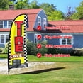 thumbnail image 4 of QSUM Tire Sale Feather Flag Kit,7FT Tire Shop Advertising Banner, Auto Repair Shop Businesses Signs, 4 of 6