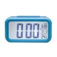 thumbnail image 1 of Reloj despertador digital Calendario fotosensible Temperatura Dormitorio Inicio Pantalla LCD Snooze Reloj electrónico, Azul Kearding DZ4610-04, 1 of 2