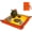Orange, variant on Repotting Mat for Indoor Plant Transplanting and Mess Control 27"x 27" Thickened Waterproof Potting Tray Foldable Succulent Potting Mat Portable Gardening Mat Garden Gifts for Women & Men