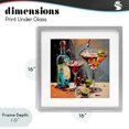 thumbnail image 4 of Stupell Industries Contemporary Every Sip of Martini Night Gray Framed Print Under Glass, 16 x 16, by Lazar Studio, 4 of 8