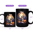 thumbnail image 4 of Happy Halloween Vampire Miniature American Shepherd BOO with Pumpkins Fun and Spooky Mug MAS Dog Lover Gifts Coffee Tea Cup - 00018, 4 of 4
