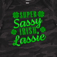 thumbnail image 4 of Inktastic Super Sassy Irish Lassy with Green 4 Leaf Clovers Boys or Girls Baby Bodysuit, 4 of 5