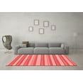 thumbnail image 3 of Ahgly Company Indoor Rectangle Solid Red Modern Area Rugs, 7' x 10', 3 of 4