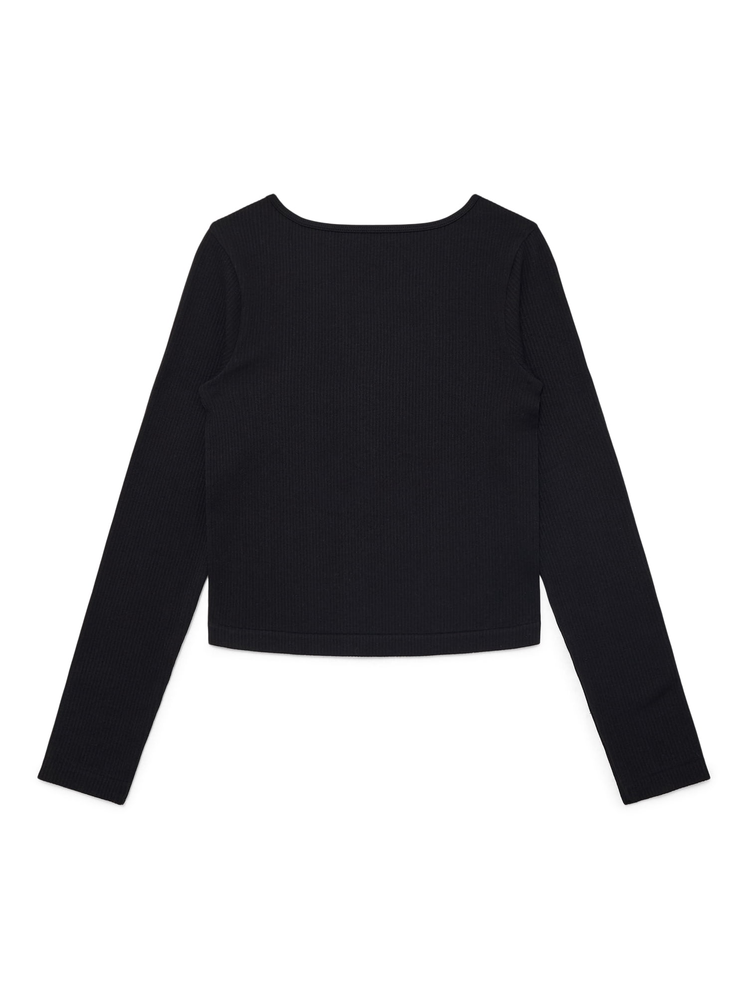 Weekend Academy Girls Seamless Top with Long Sleeves, Sizes 4-18