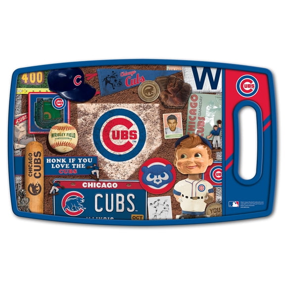 Chicago Cubs Retro Series Cutting Board