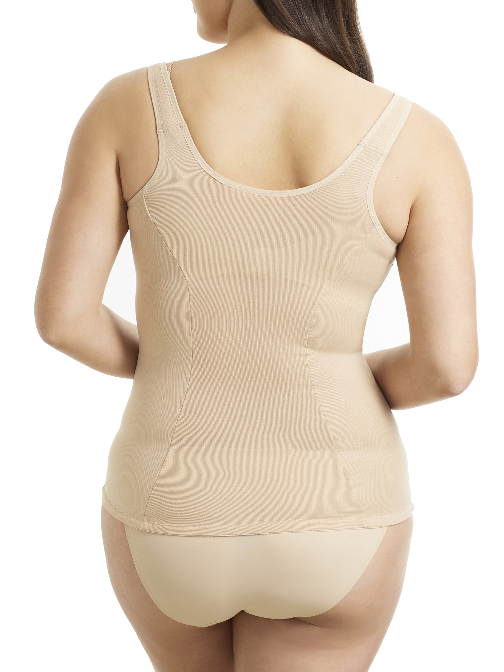Cupid Women's Extra Firm Control Open-Bust Shaping Torsette Camisole Shapewear