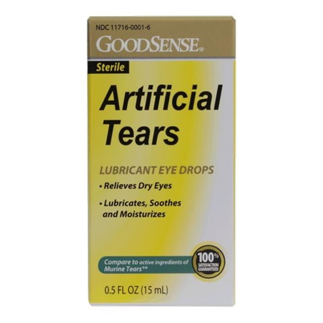 Good Sense Artificial Tears Eye Drops , 0.5 oz Case of 24