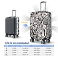 thumbnail image 6 of Lsque Leopard And Zebra Printed Luggage Cover, Travel Luggage Protector,Scratch and Dirt Resistant, Fits 18-32 Inch Luggage - Medium, 6 of 9