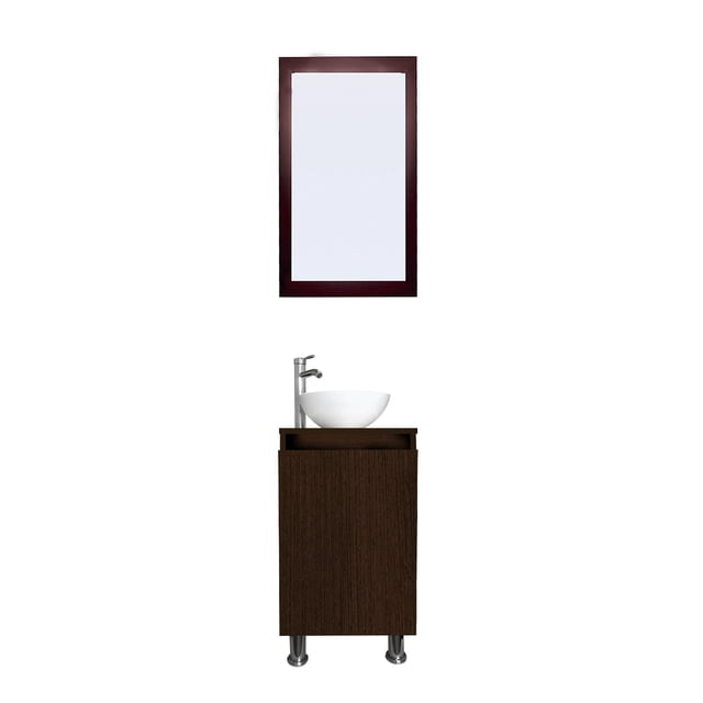 Gabinete De Baño Para Lavabo Con Espejo Decorativo GISLA