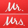 thumbnail image 4 of DALIX Mr and Mrs Baseball Cap Matching Couples Hat Set in Red, 4 of 7