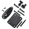 thumbnail image 1 of Guitar String Tree Fixer Set Electric Guitar Hardware Metal Guitar Roller String Tree String Tree Fixer + Neck Plate + Loading Jack Socket Plate with Mounting Screws Replacement Accessories, 1 of 7