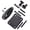 Black, variant on Xirurus Electric Guitar Roller String Tree Retainer Set Metal Neck Plate & Loaded Jack Socket Plate Replacement Parts Compatible with Strat Guitars, Gold