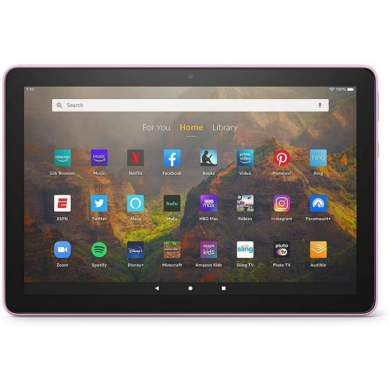 Fire HD 10 32GB 10.1 Tablet (2021) - Lavender Bundle with Zipper  Sleeve + Keyboard with Stand + Car Adapter + Stylus + Screen Cleaner