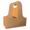 thumbnail image 2 of 2 Cup Carrier - Eco Friendly Heavy Duty Kraft Corrugate Paperboard Carrier, 2 of 4