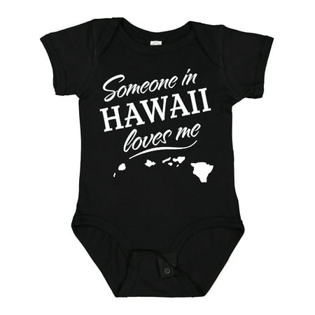 

Inktastic Someone in Hawaii Loves Me Gift Baby Boy or Baby Girl Bodysuit