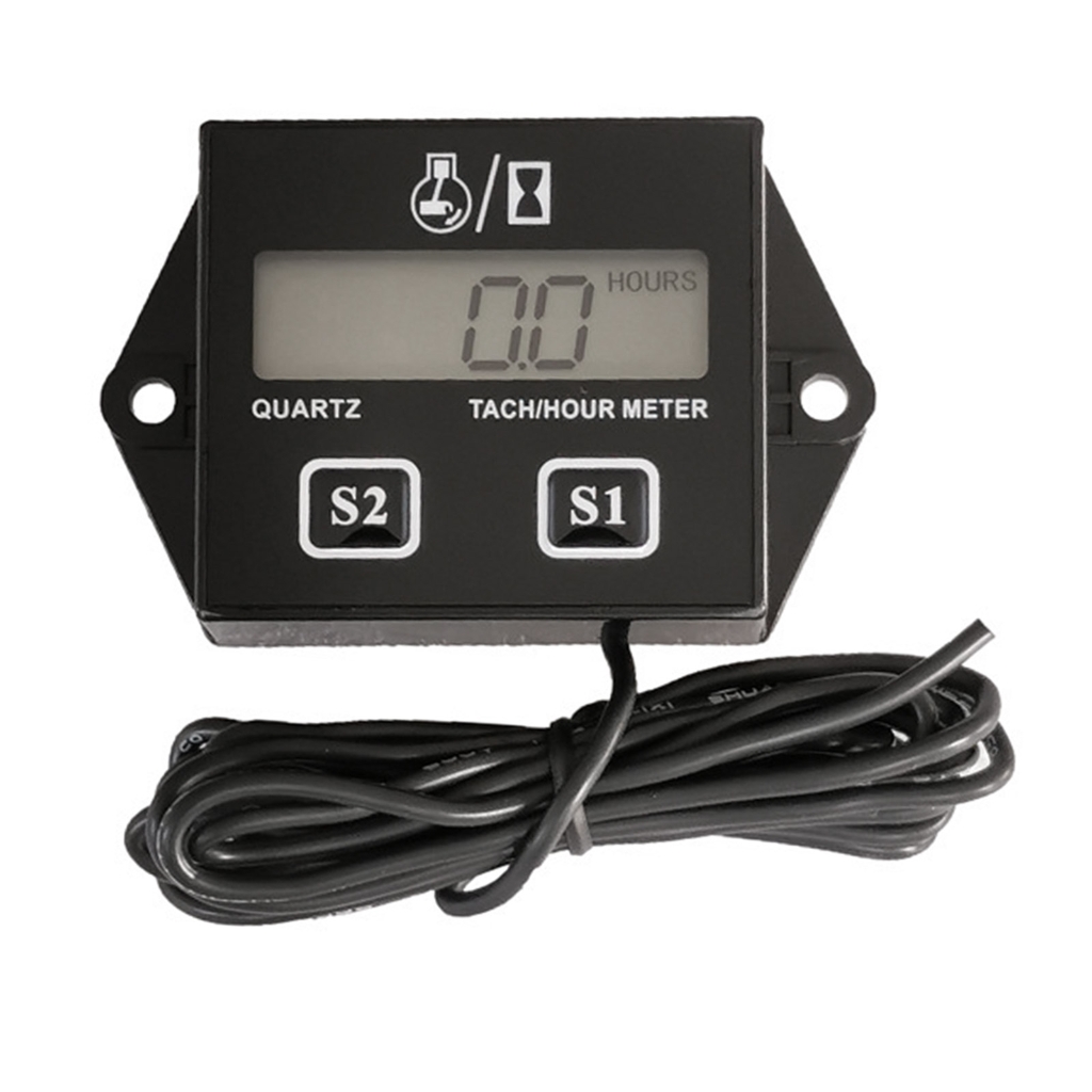 【Ready Stock】 Waterproof Motorcycle Timer Panel Hour Meter Machine