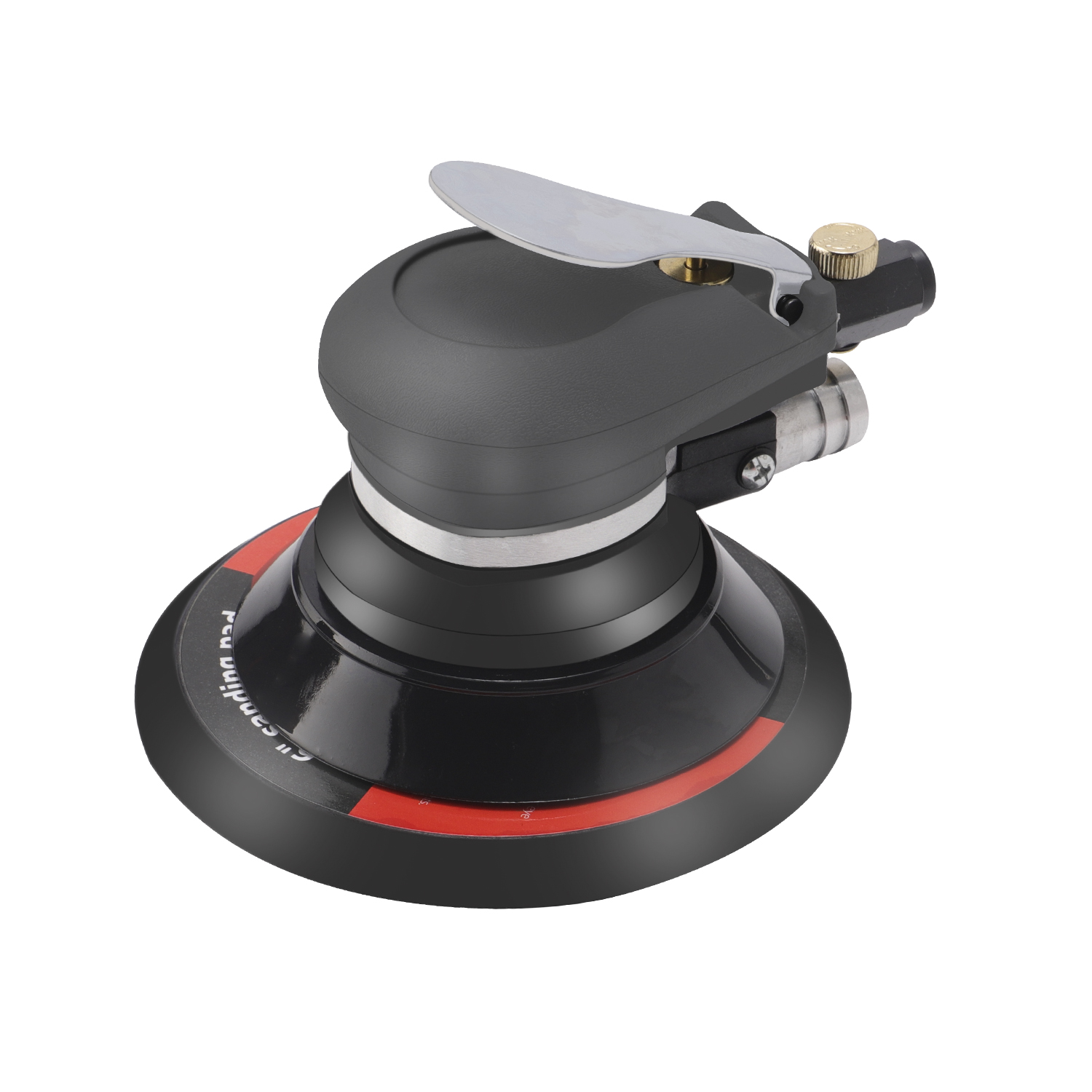 SPTA Random Orbital Sander 5" & 6" Pneumatic Palm Sander with Sandpapers Heavy Duty for Wood, Composites, Metal