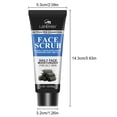 thumbnail image 4 of Exfoliante corporal, exfoliante corporal, exfoliante facial de carbón para hombres, elimina puntos negros, exfolia, hidrata, limpia profundamente y contiene 80 g de crema hidratante., 4 of 5