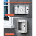thumbnail image 5 of Weatherproof Outdoor Electrical Box, 4.5x2.8x2 Inches, 18.3 Cu.In Capacity, Fits 1/2"&3/4" Conduit, Gray Junction Box for Outlets, 4-Pack, 5 of 12