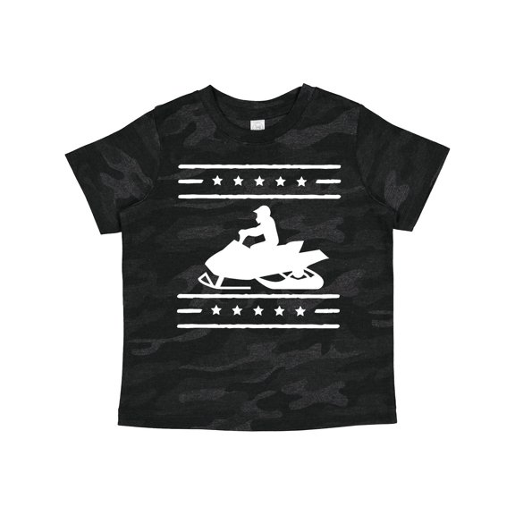 Inktastic Snowmobile Gift Silhouette Boys or Girls Toddler T-Shirt