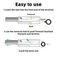 thumbnail image 6 of Versatile Wire Terminal Removal Tool Set For Cars And Household Appliances, 6 of 9