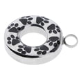 thumbnail image 4 of Hollow Round Pet Ash Urn Locket Impermeable Impermeable Ashed Jar Pendant Sunnimix Medallón redondo de la urna de la ceniza, 4 of 8