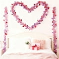 thumbnail image 5 of 78.74" Valentines Tinsel Garland Valentine Tree Decorations, Heart Tinsel Garland Red Valentine Garland Hanging Valentine‘s Day Decoration for Indoor and Outdoor, 5 of 6