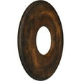 thumbnail image 3 of 51 1/8"OD x 19 7/8"ID x 2"P Deco Ceiling Medallion (Fits Canopies up to 19 7/8"), Hand-Painted Rust, 3 of 7