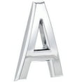 thumbnail image 4 of Uxcell 2.76 Inch ABS Self Adhesive House Letter A Plating Silver Tone 2 Pack, 4 of 5