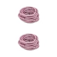 thumbnail image 1 of Qarigey 10 piezas de bandas para el cabello Bling Hairband decorativo sólido Universal protector Cola de Caballo titular Scrunchies accesorios Rosado 2piezas, 1 of 6