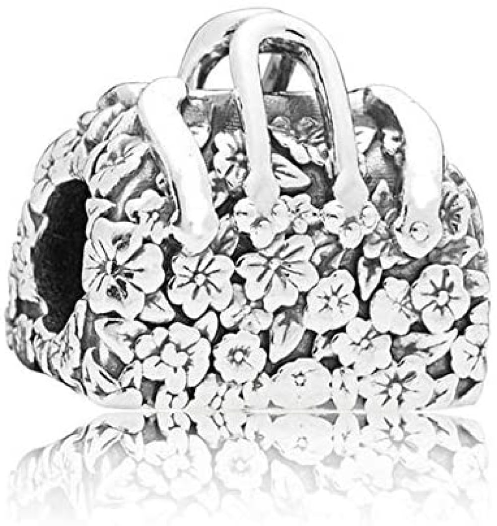 925 Sterling Silver Disne Mary Poppins’ Bag Charm Bead For European Bracelet New 
