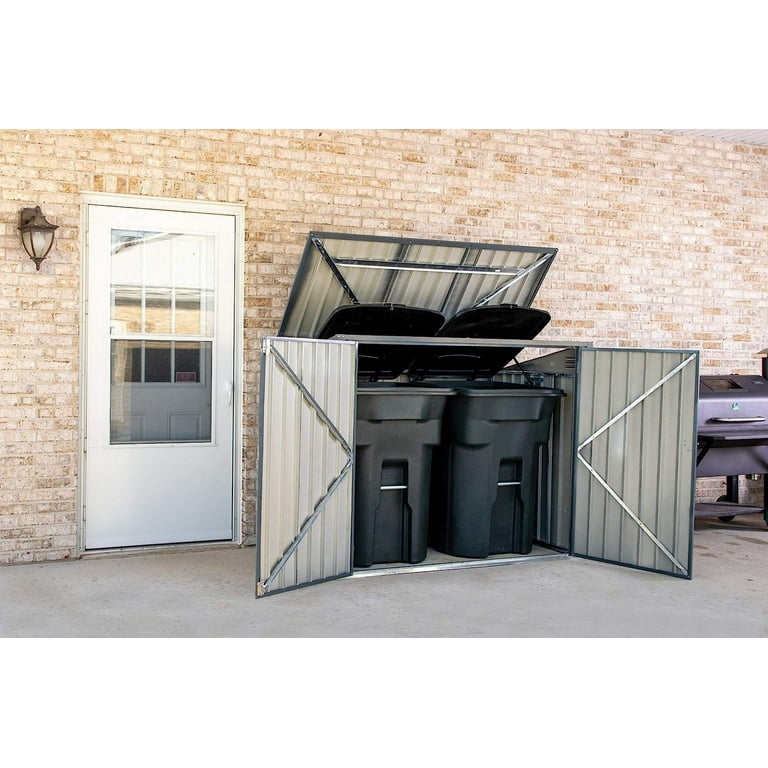 Arrow STB63CC 6 x 3 ft. Storboss Shed, Charcoal - Walmart.com