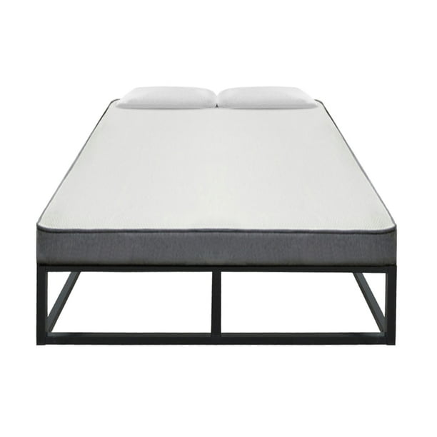 Ubesgoo Twin Size Metal Platform Bed Frame Mattress Foundation Walmart Com Walmart Com