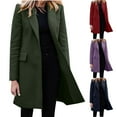 thumbnail image 6 of Spring Savings ! formal Spring Trench Coats for Women Plus Size 2024,Spring Business Attire Jacket for Women,Women Spring Jacket Peacoats Long Sleeve Single Breasted Slimming Suit Jacket Spring Deals, 6 of 9